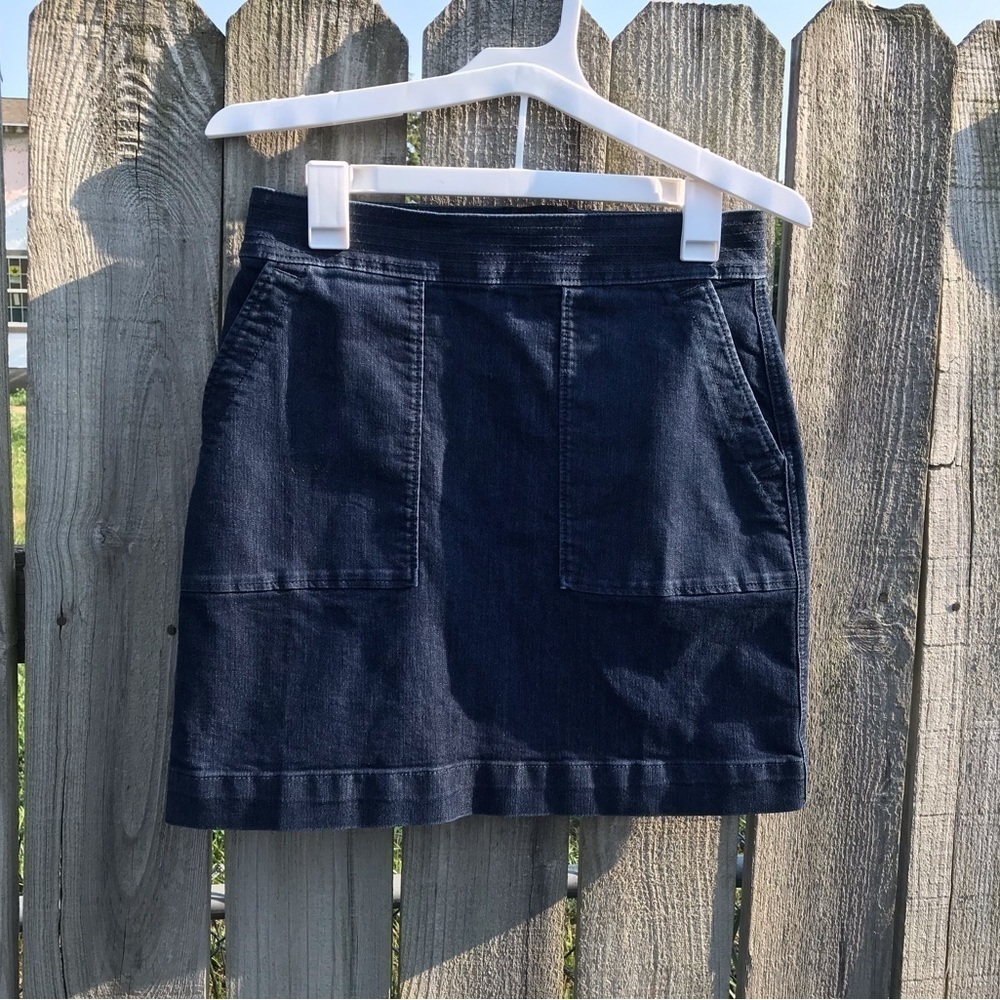 Loft Made And Loved Jean Skirt